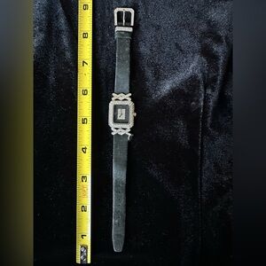 Victoria Wieck Black and Silver Women's Watch